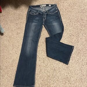 BKE Dark Blue Women's flare jeans